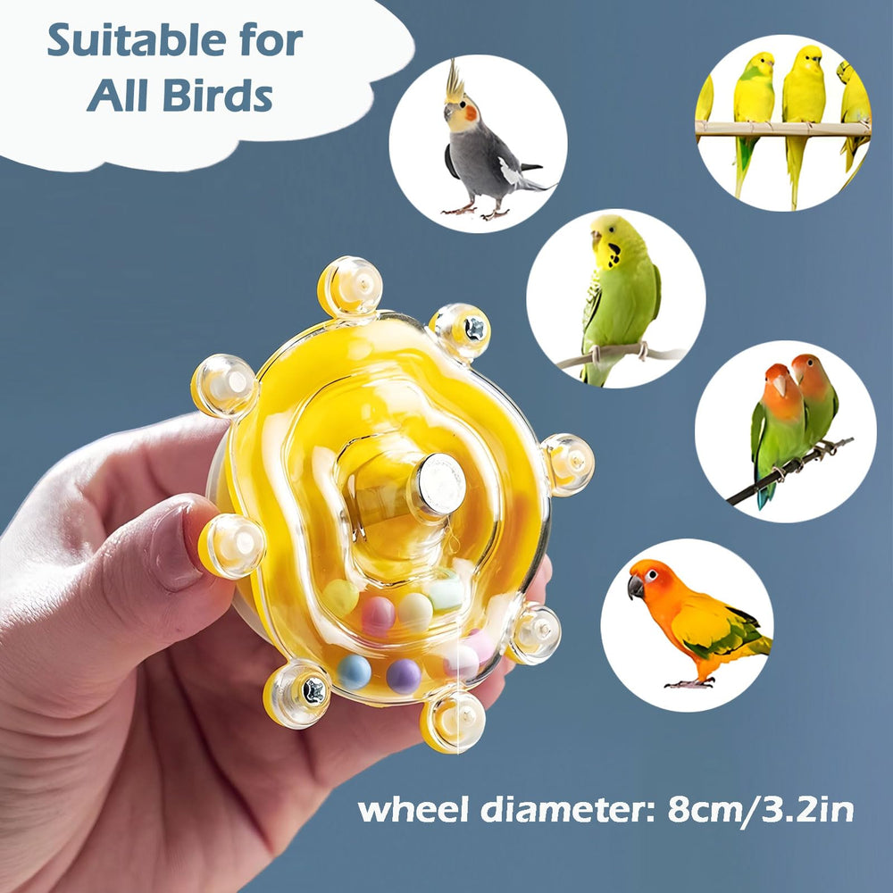 Jevnd juguete para periquitos diámetro 8 cm, apto para aves pequeñas.