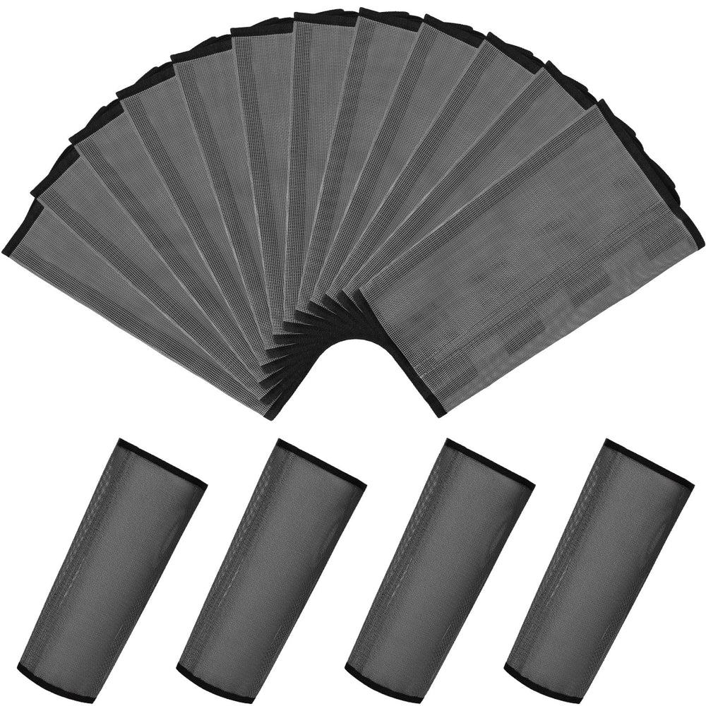 Jexine 12 protectores de patas para caballo, gris, protección antiinsectos.