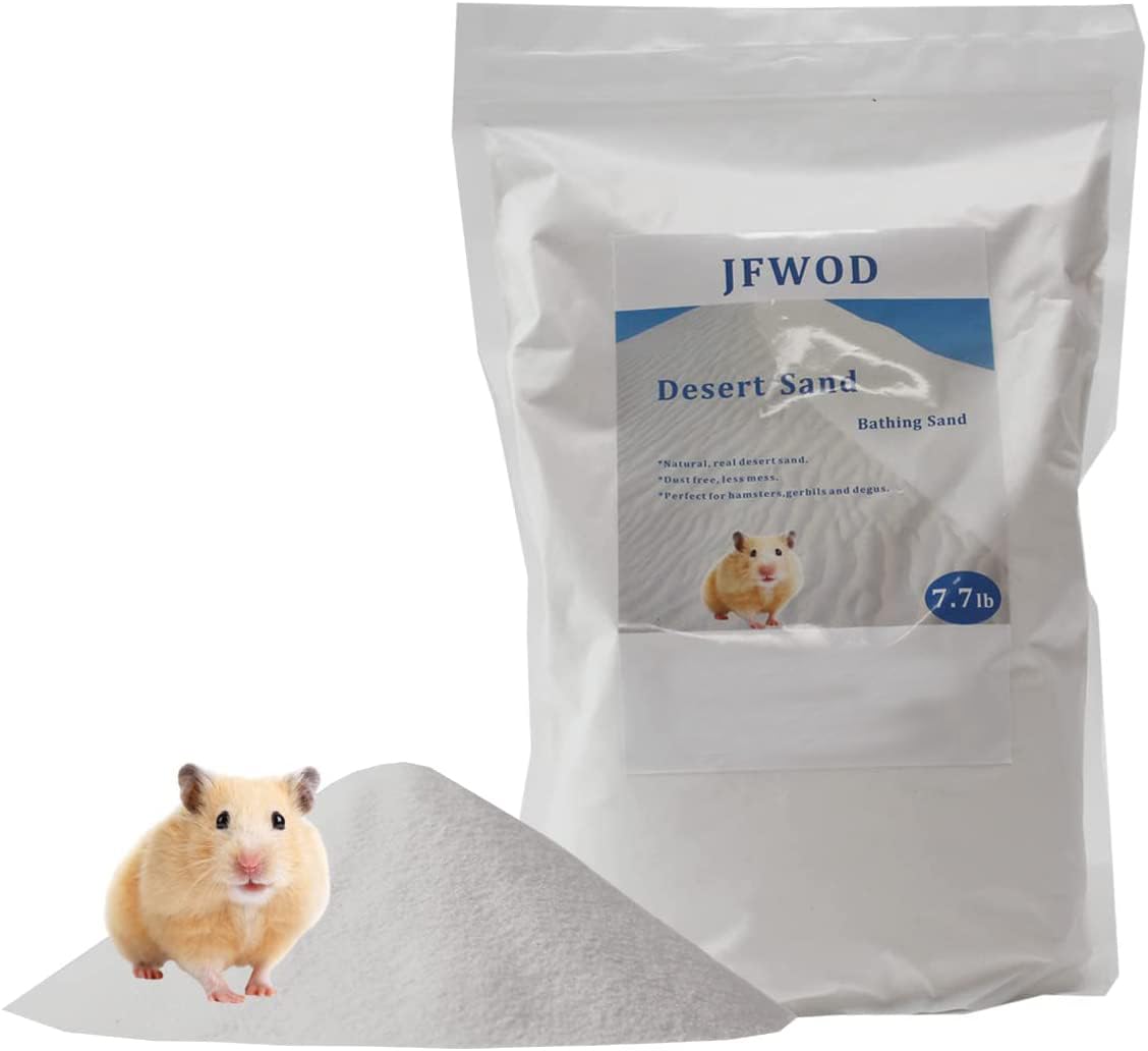 JFWOD Hamster baño de arena, experiencia relajante para juego y descanso.