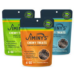 Jiminy's paquete-variedad-6oz: premio de entrenamiento para perros, refuerzo positivo.