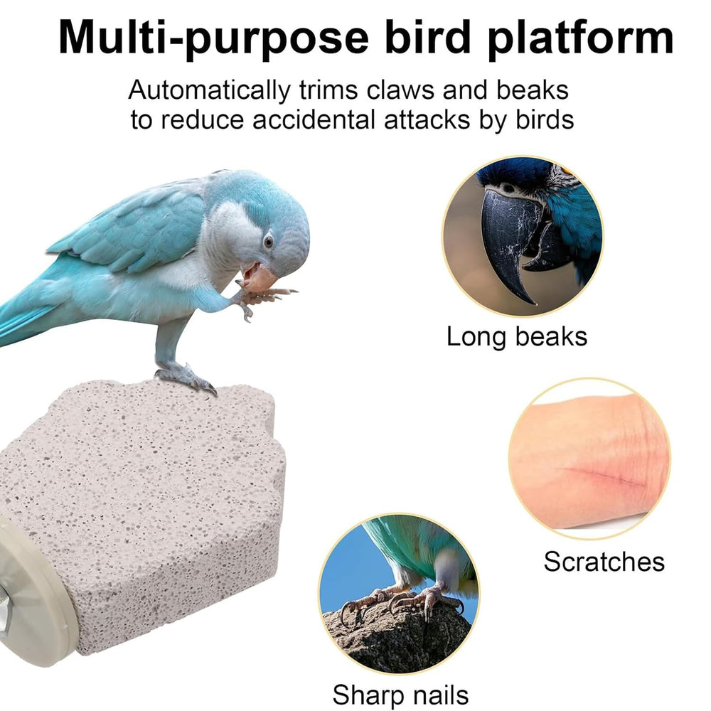 Área de juego interactivo para aves con JINJUMEI.