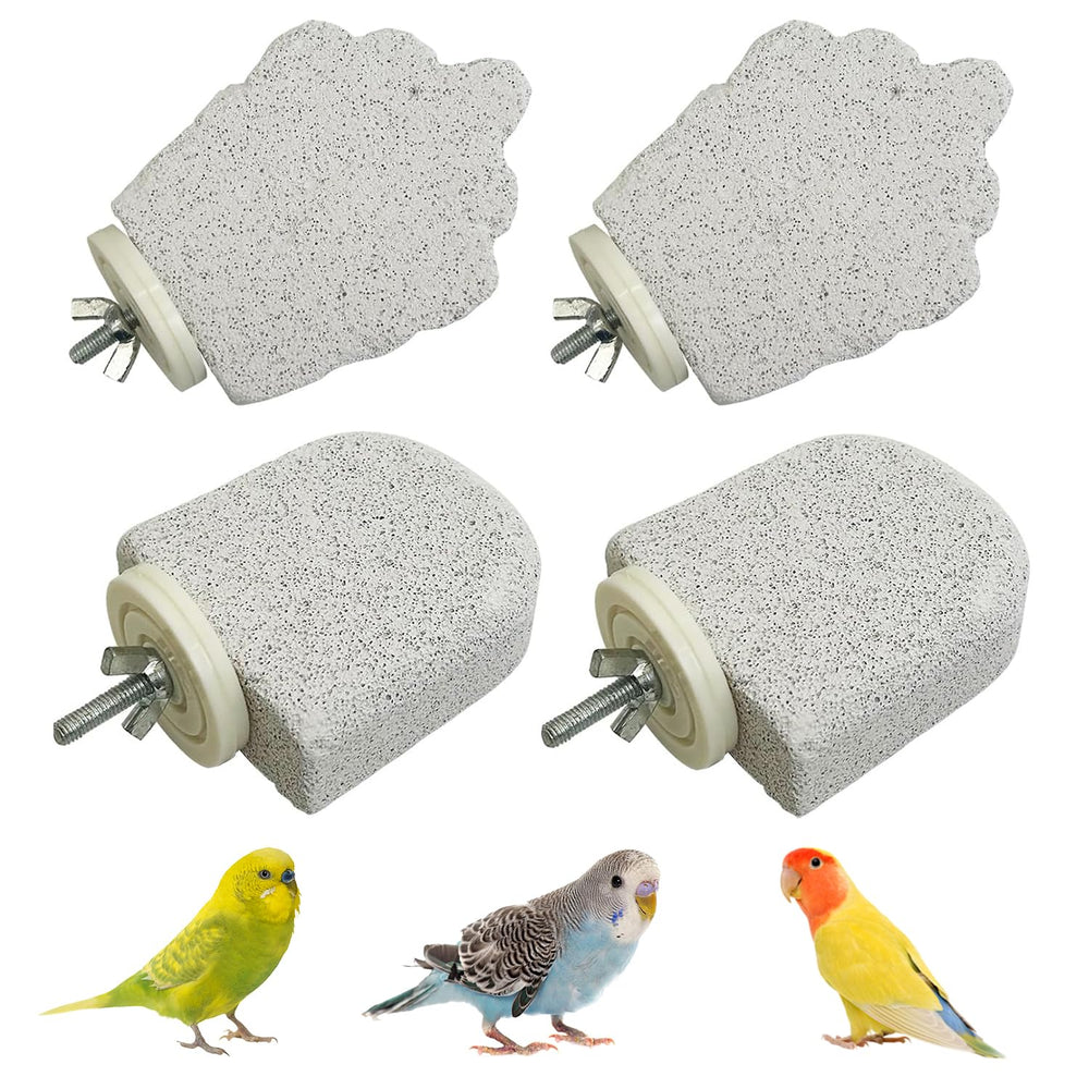 Piedra volcánica de JINJUMEI para moler el pico de aves de forma segura.