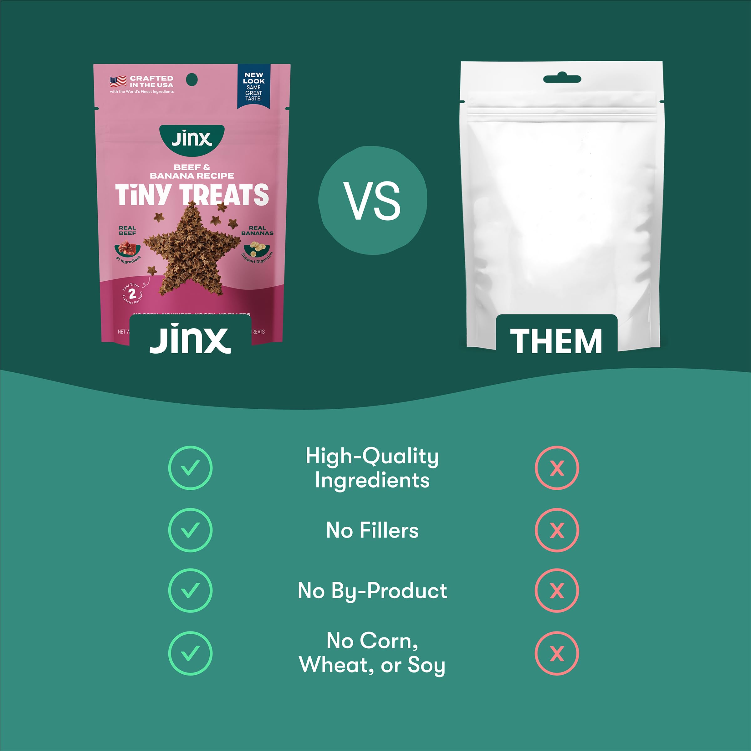 Jinx Apto para cachorros y perros adultos, recompensa constante.