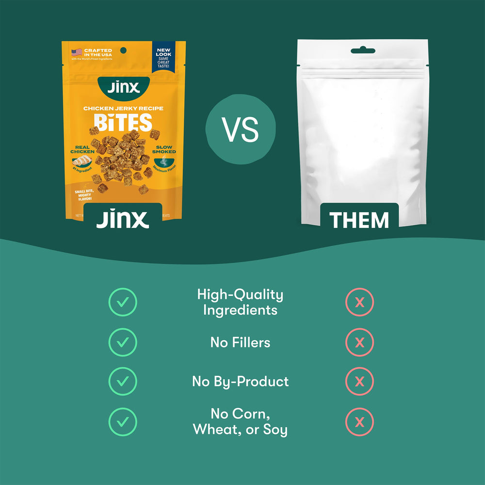 Golosinas Jinx hechas en Estados Unidos con ingredientes de calidad.