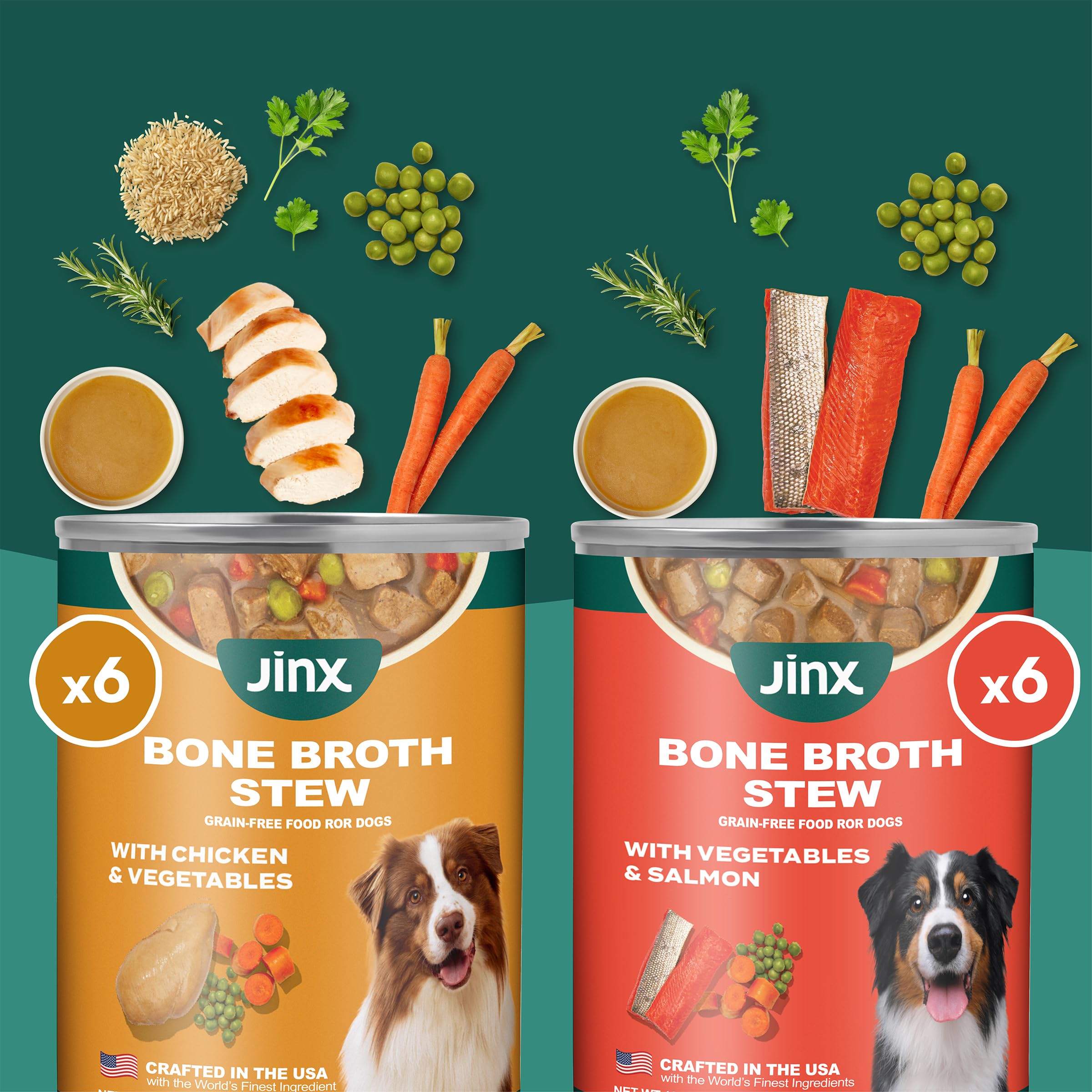 Jinx Pate para Perros Pollo: plato completo para perros adultos.