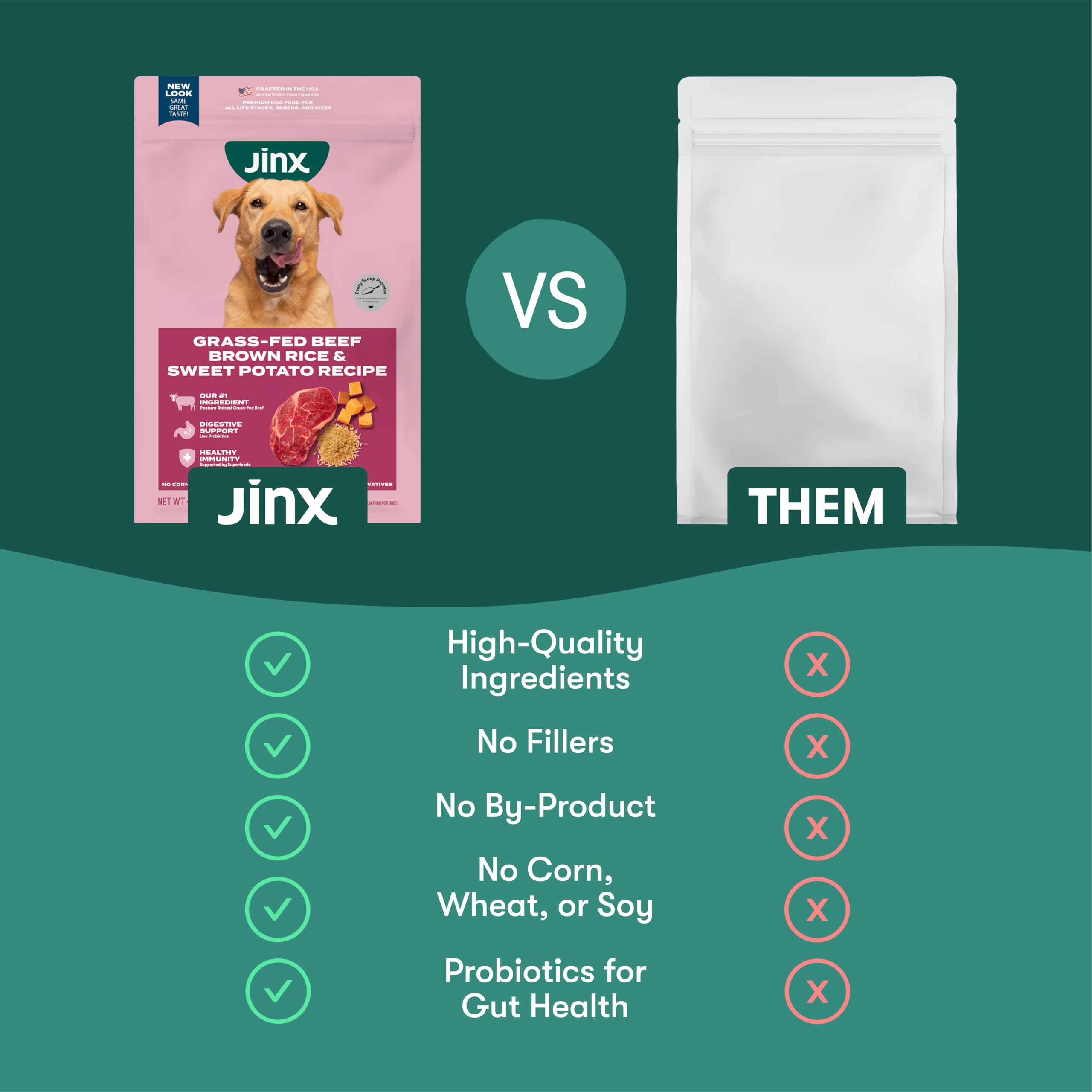 Jinx Premium Fish Oil nourishes skin and shiny coat.