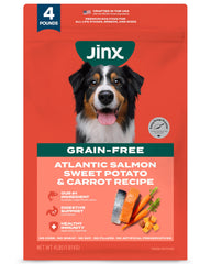 Jinx Premium Salmon puppy kibble close-up for growth and energy