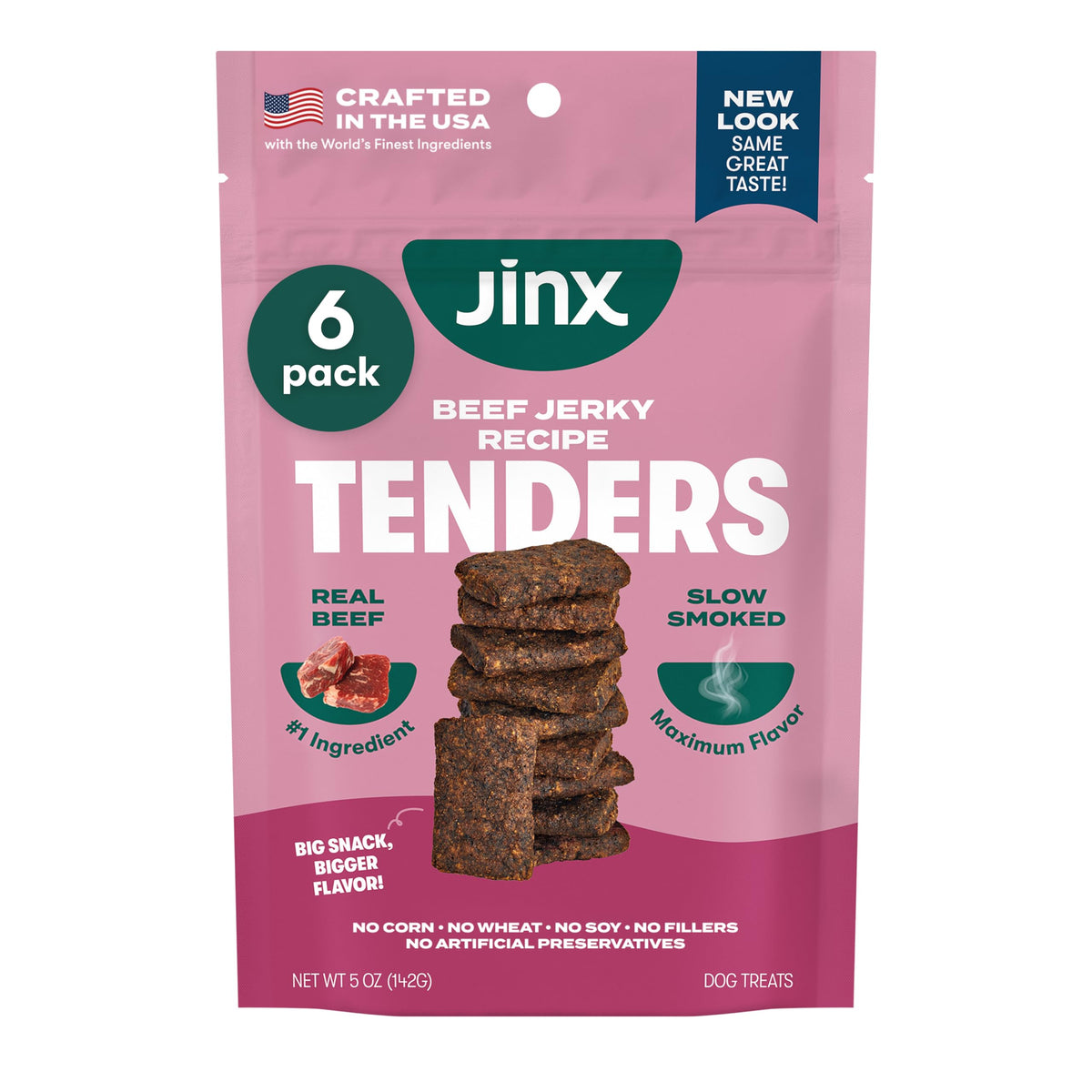 Golosinas Jinx Tenders en empaque, premio sabroso para perros