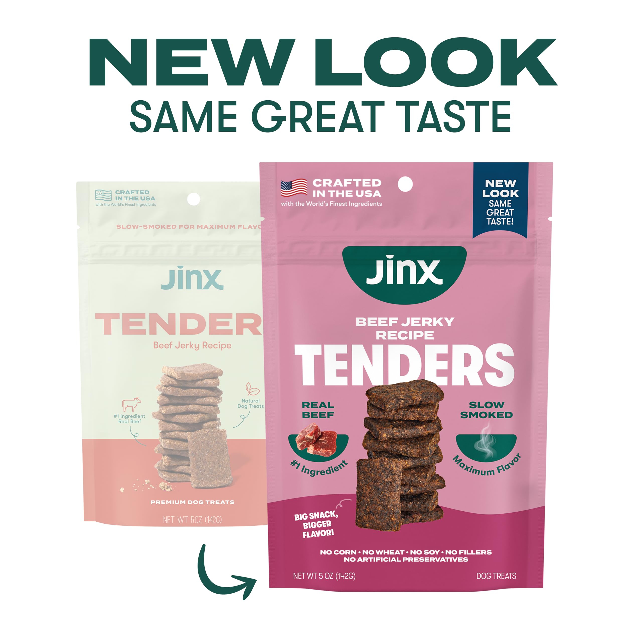 Tiras suaves Jinx Tenders, ideal para entrenamiento y refuerzo