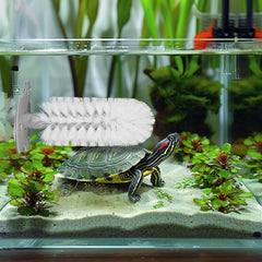 Cepillo JJMOLLE para tortugas con cabezal desmontable, fácil limpieza y almacenamiento