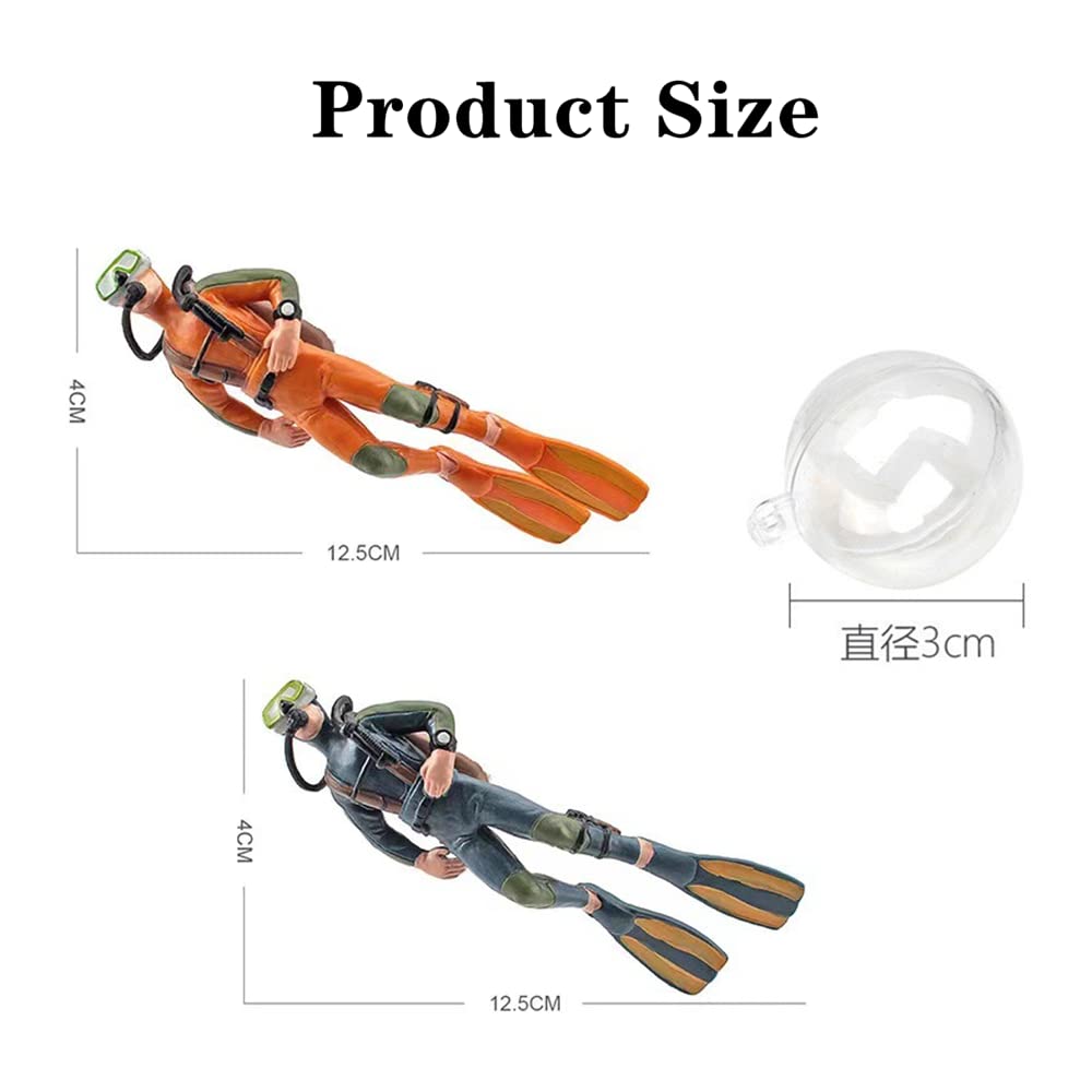 Diver de JLEivvi con diseño único aporta encanto al acuario.