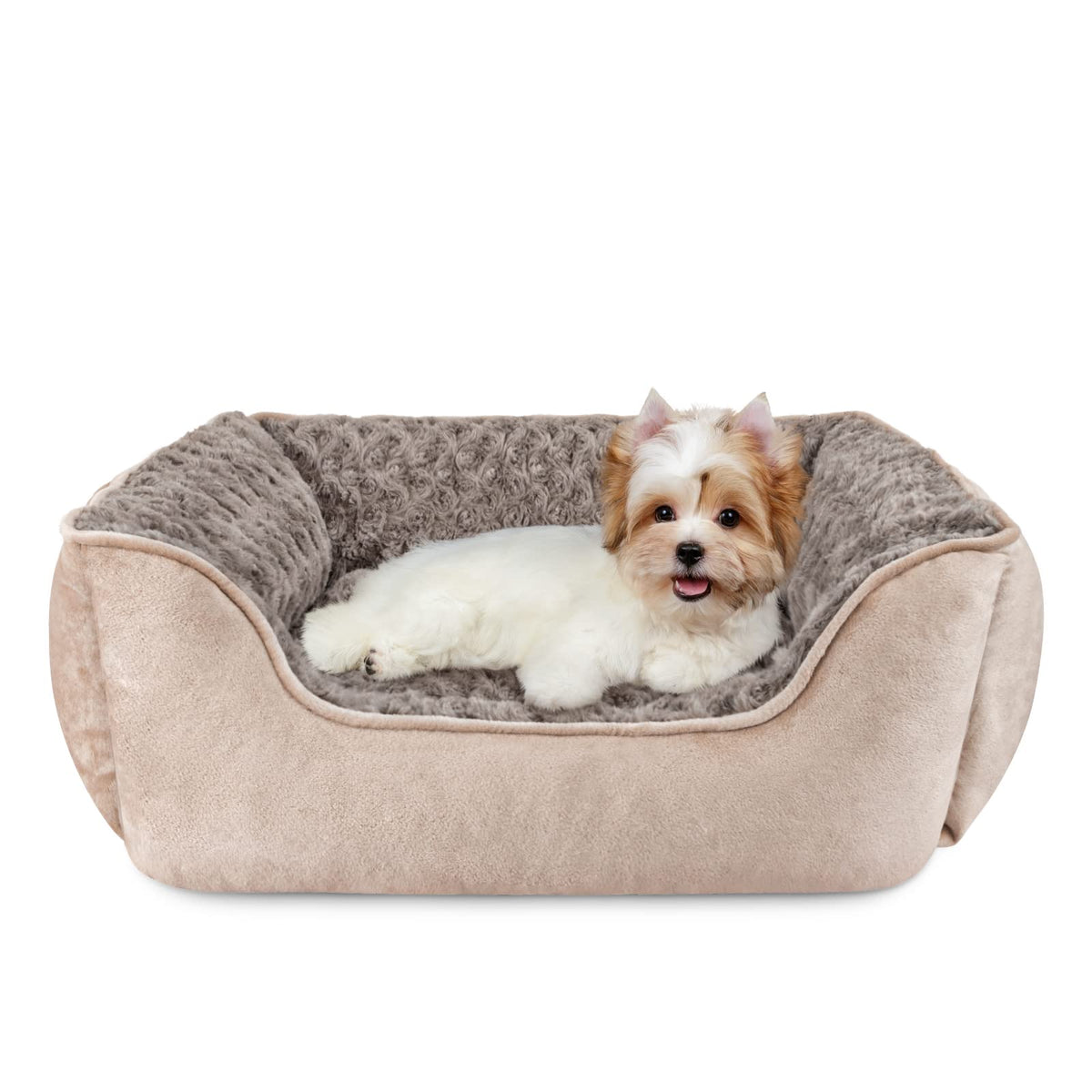 JOEJOY cama rectangular para perros lavable y fácil de mantener.