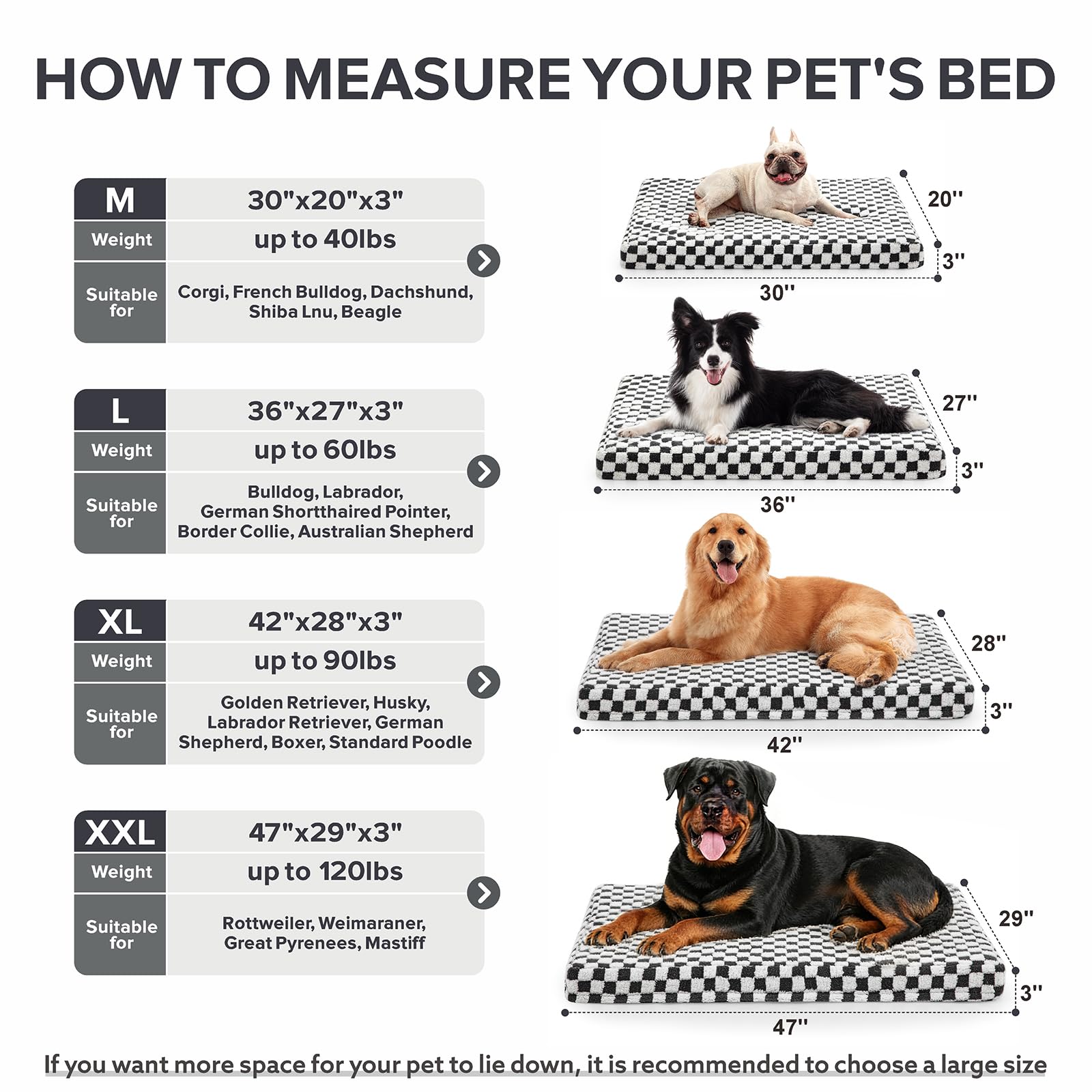 Medidas 30 x 20 pulgadas aptas para perros medianos hasta 18 kg