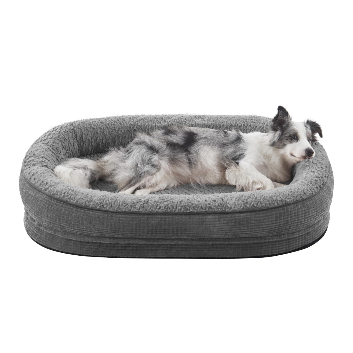 JOEJOY cama-ortopedica-perro-grande-espuma-memoria ofrece soporte suave para articulaciones.