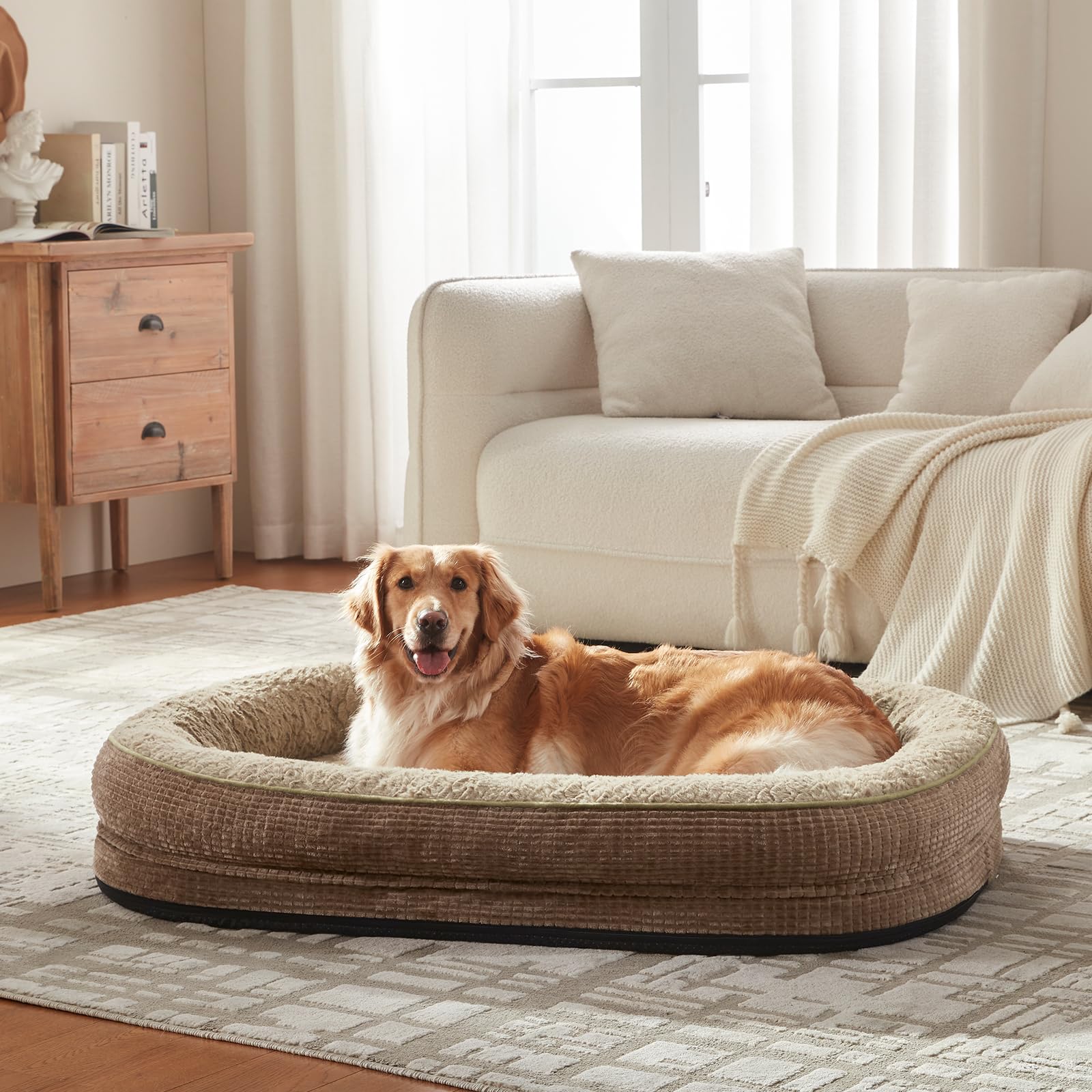 Base antideslizante JoeJoy mantiene la cama estable en suelos lisos