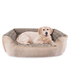 JOEJOY cama rectangular para perros grande, soporte ortopédico y descanso cómodo.