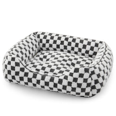 Cama ortopédica JOEJOY para perros con tejido jacquard suave.
