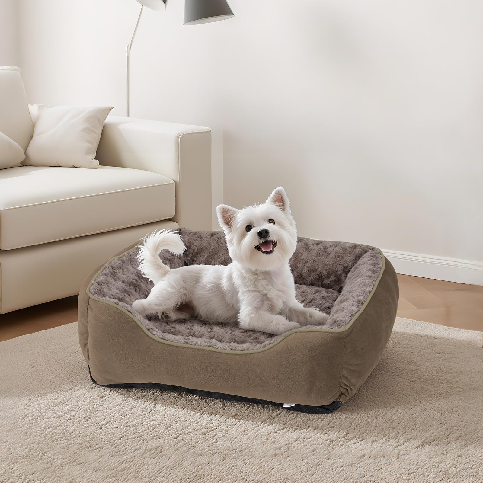 Cama JOEJOY acolchada y suave, confort cálido para dormir cómodo.