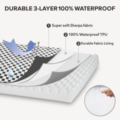 Dimensiones 42x28x3 pulgadas de la cama JOEJOY para perros grandes.