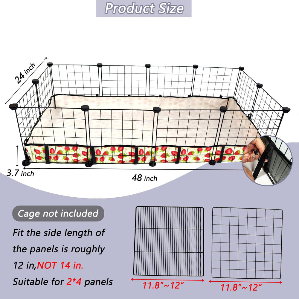 JOGEPEYO forro jaula cobaya interior impermeable evita filtraciones.