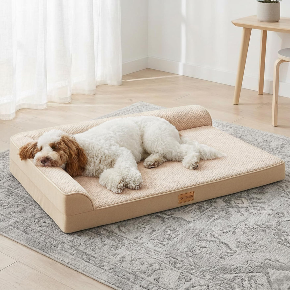 Cama Jolifield XL con soporte ortopédico para articulaciones y descanso estable
