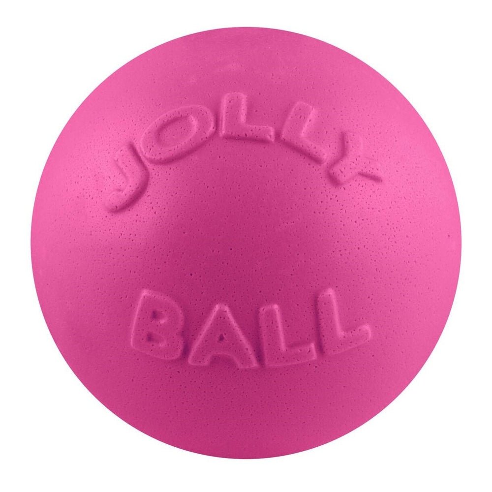 Bola Jolly Pets Bounce-n-Play hecha en EE.UU., apoya refugios y durabilidad.