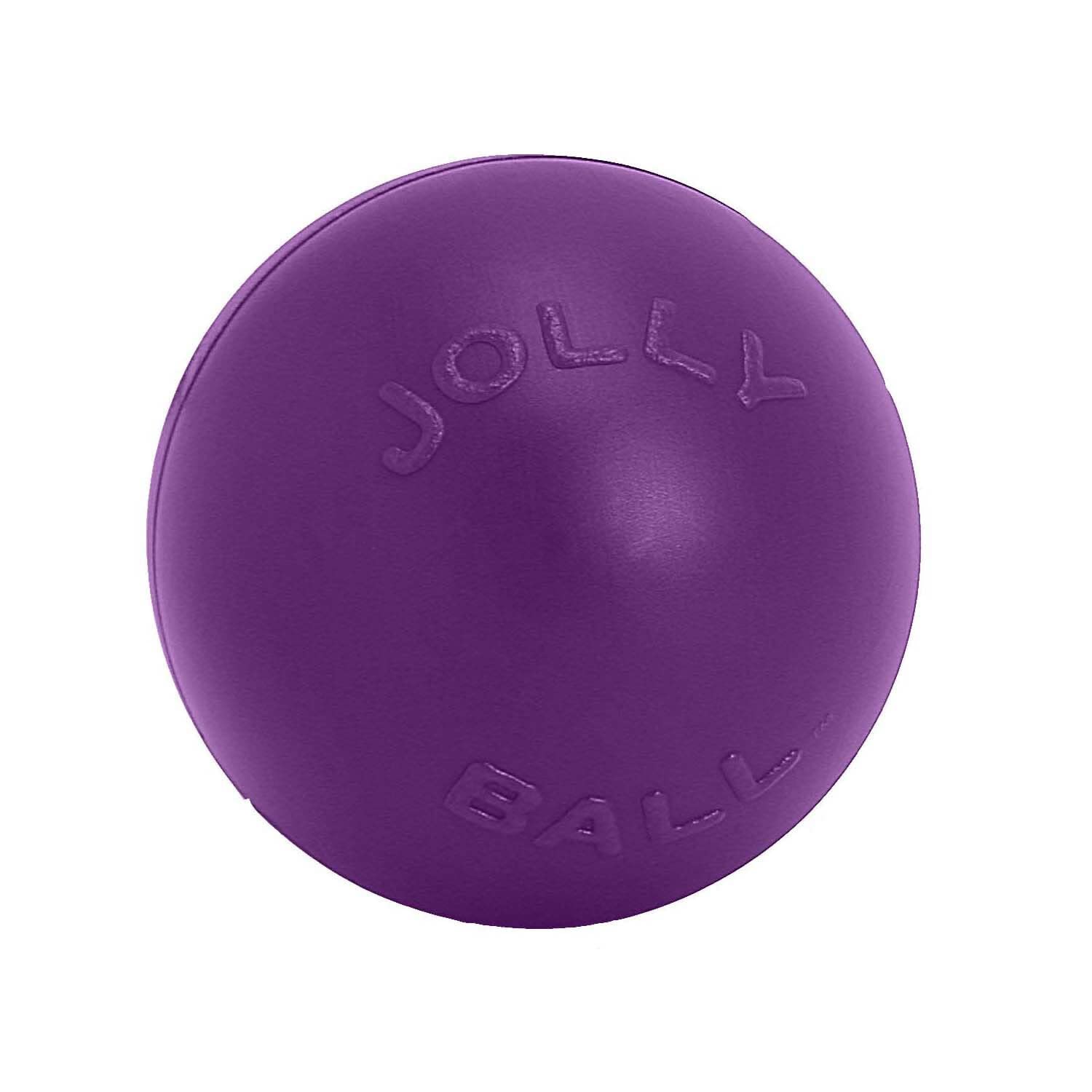 Jolly Pets Push-n-Play, bola resistente para perros activos y mordedores, ideal para sesiones al aire libre.