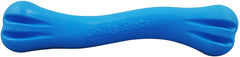 El Jolly Pets Jolly Bone mediano azul flotante para juegos en agua.