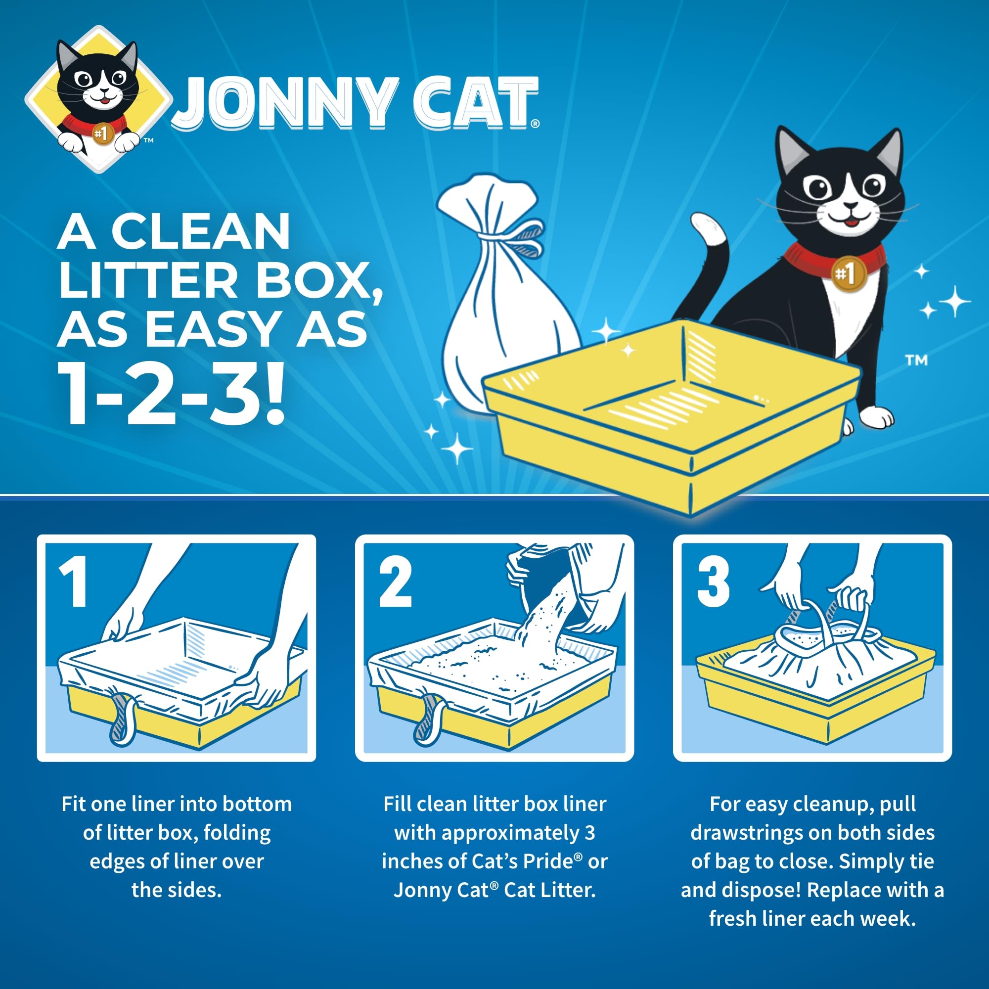 Jonny Cat: grosor de 2 mil para mayor resistencia.