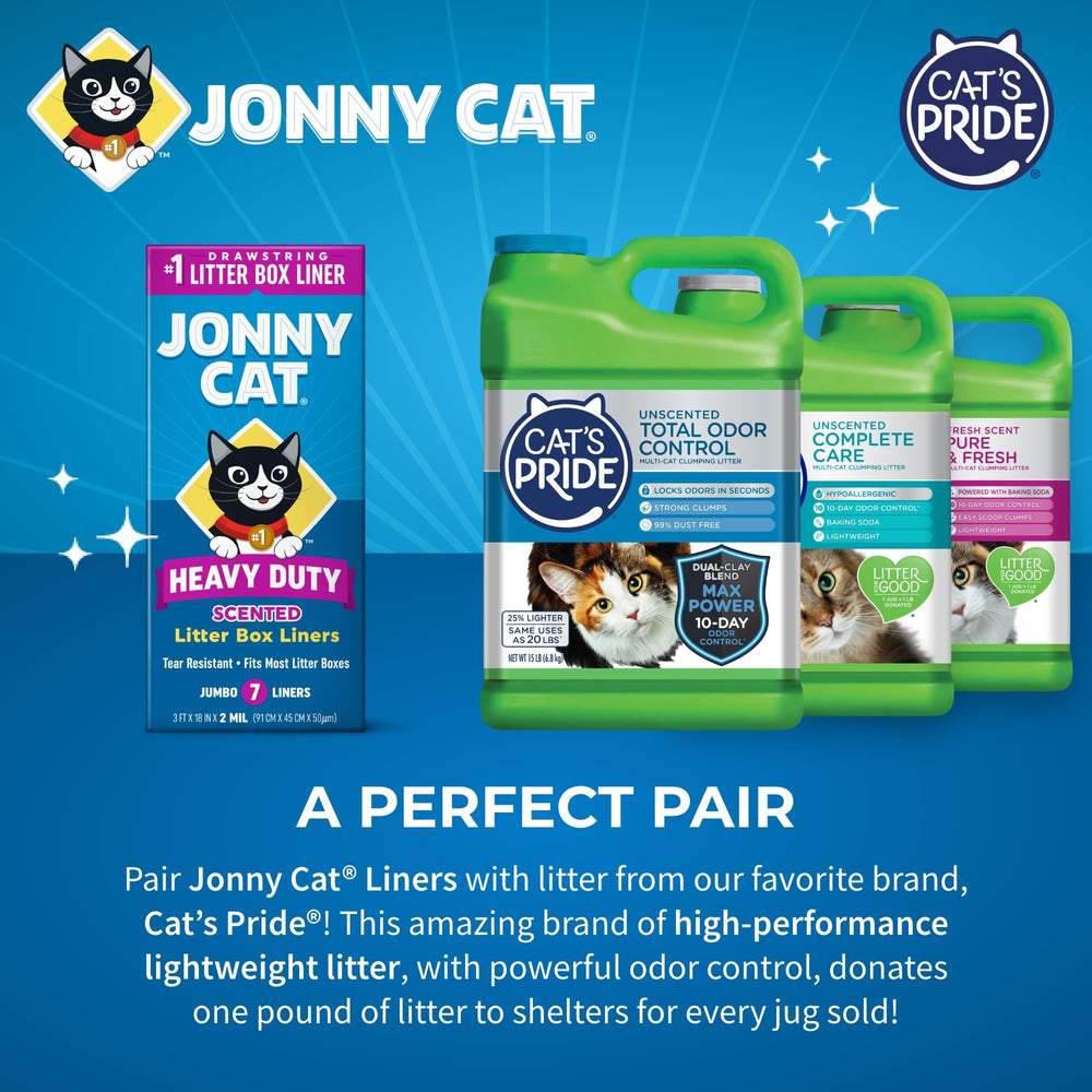 Jonny Cat limpieza sin esfuerzo con cada reemplazo