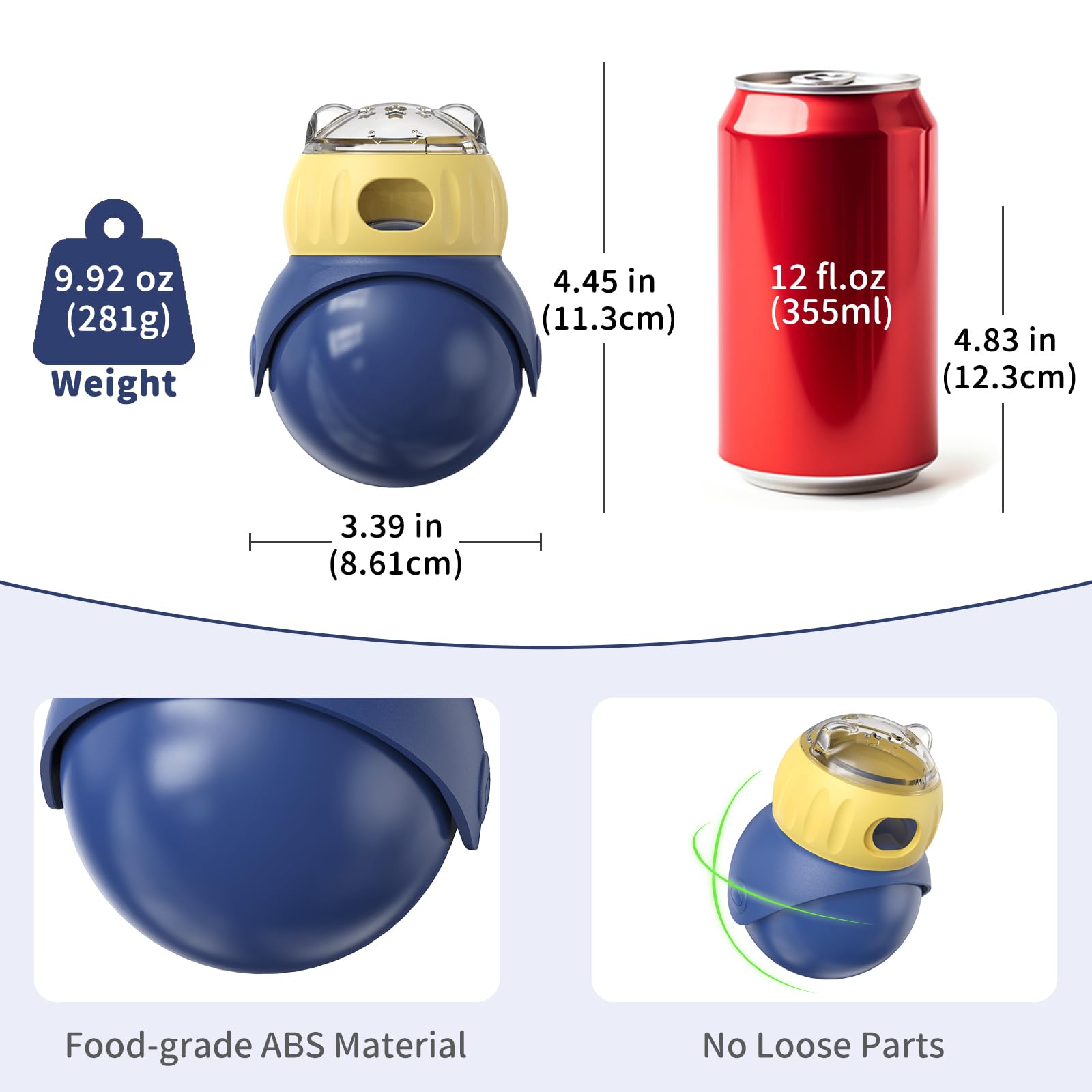 JoyBruko fácil de limpiar, apto para lavado a mano.