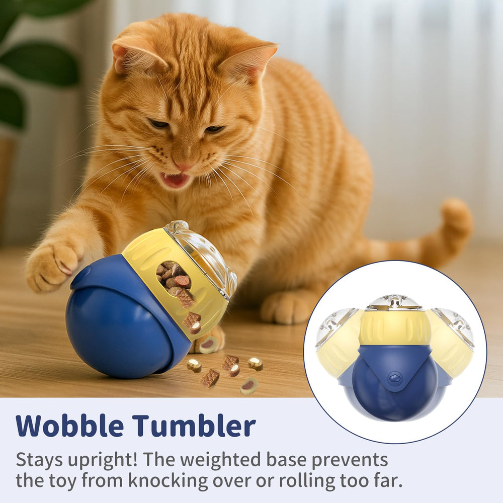 JoyBruko rompecabezas para gatos que estimula mente y ejercicio diario.