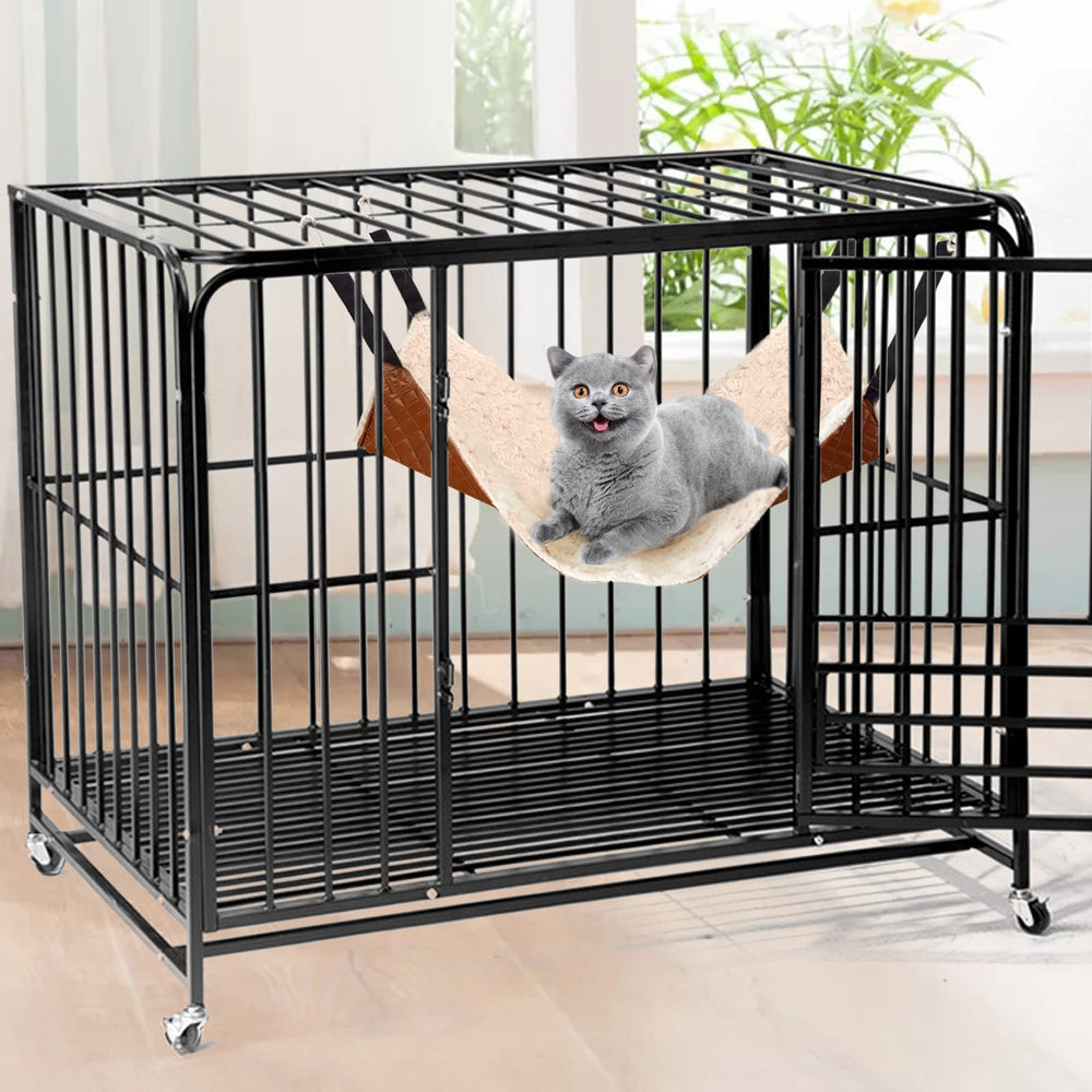 JOYELF, cama-hamaca-para-jaula-mascotas, refugio suave para gatos y pequeños.