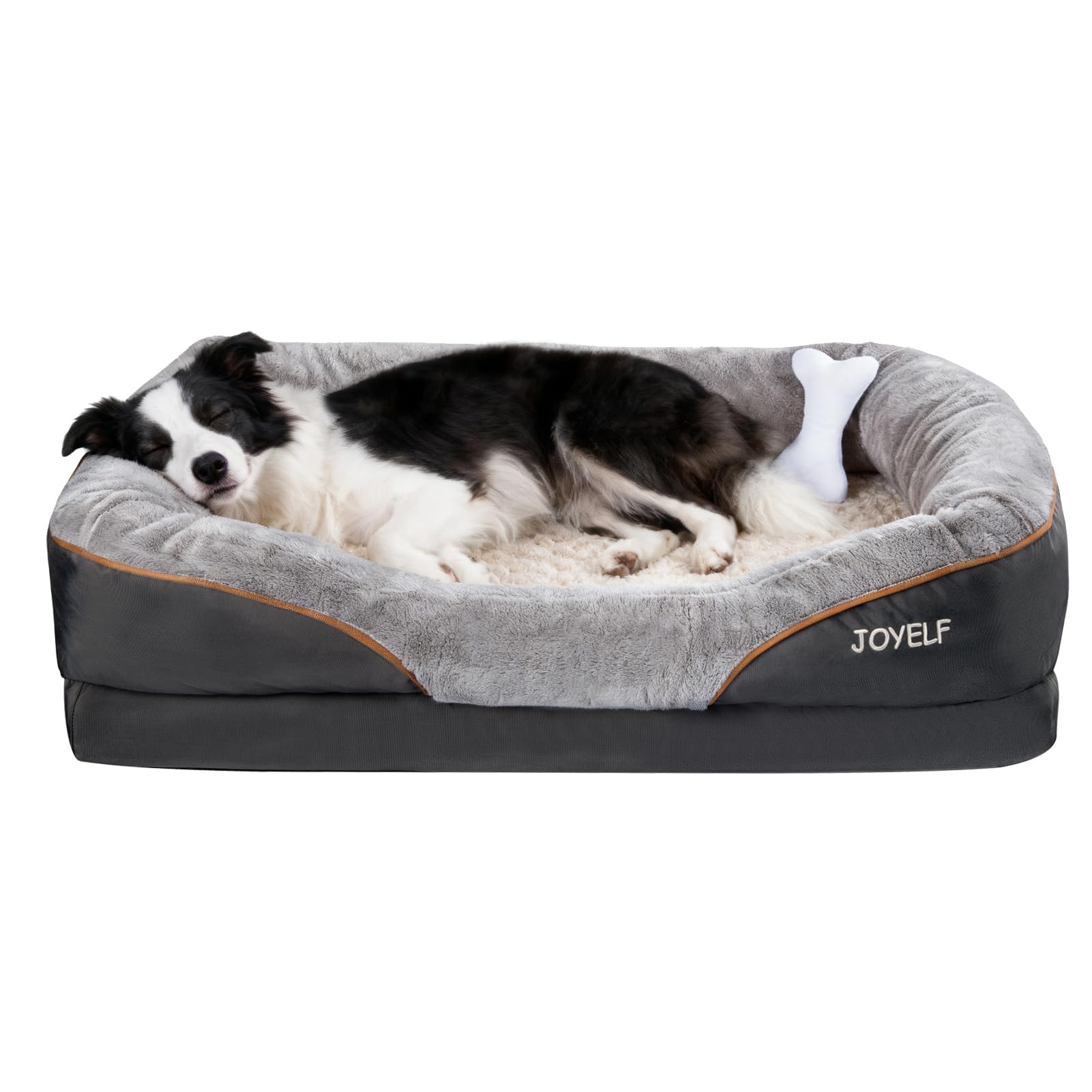 Cama JOYELF con base de espuma de memoria para soporte cómodo.