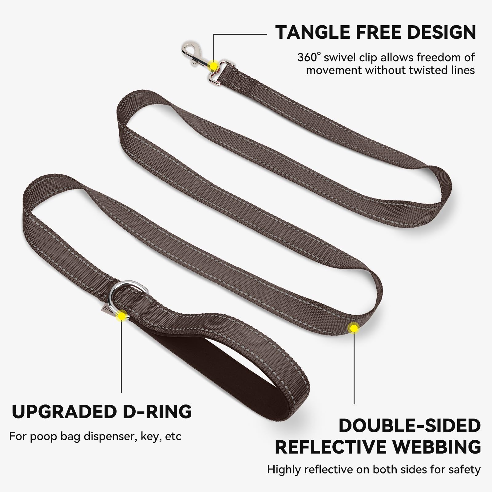 Joytale nylon de alta densidad, duradero para perros activos.