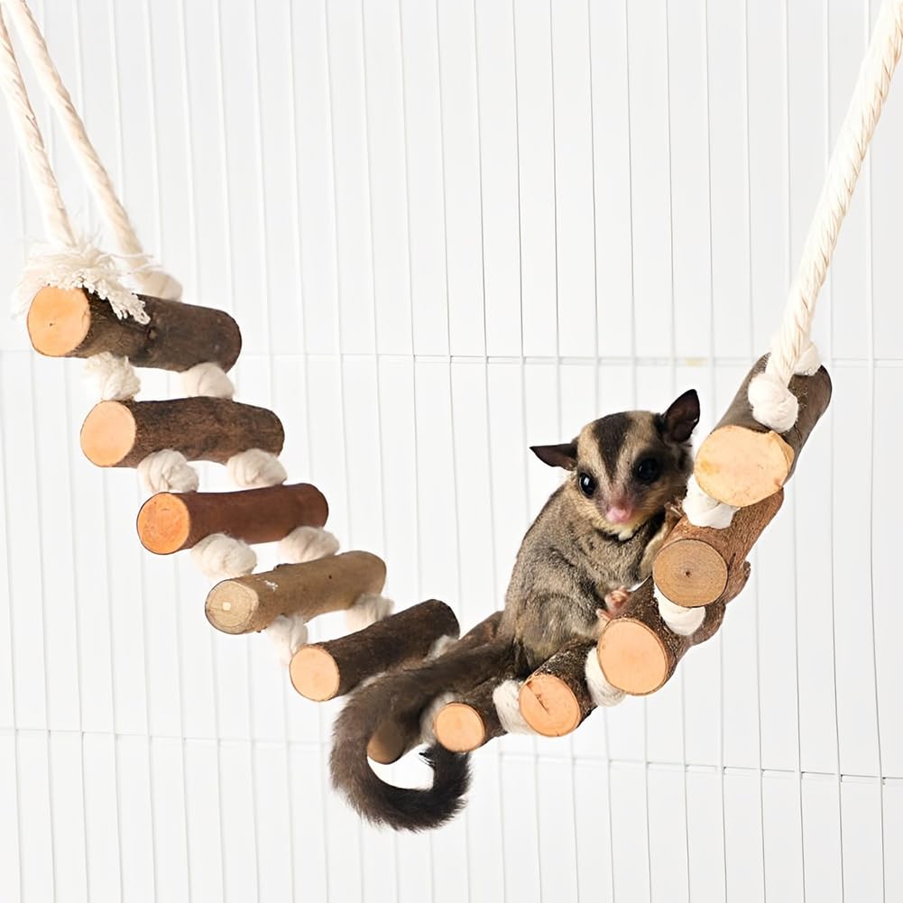 Joyzan escalón de madera para aves, fácil de instalar y resistente para mordisqueos.