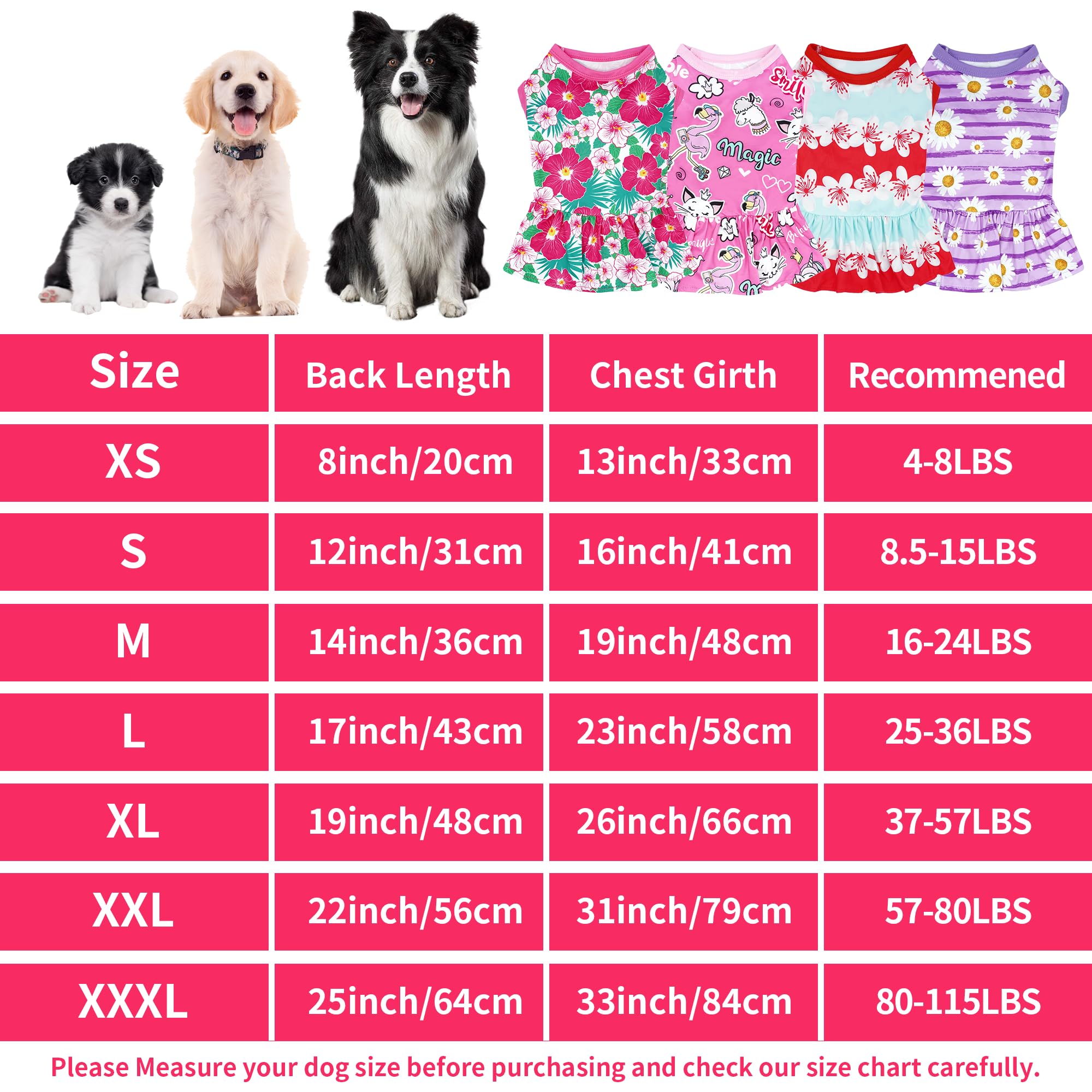 JpGdn vestido para perro grande con unicornio rosa, perfecto para eventos divertidos.