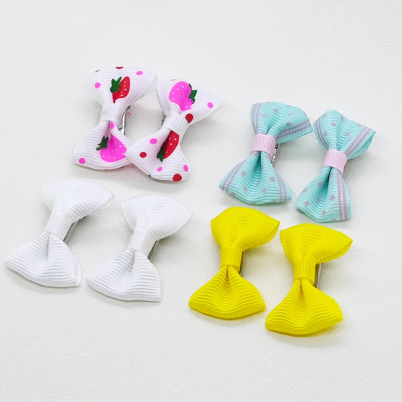 Clip con lazo JUCCPUL 2 pulgadas para perro pequeño, peinado fácil.