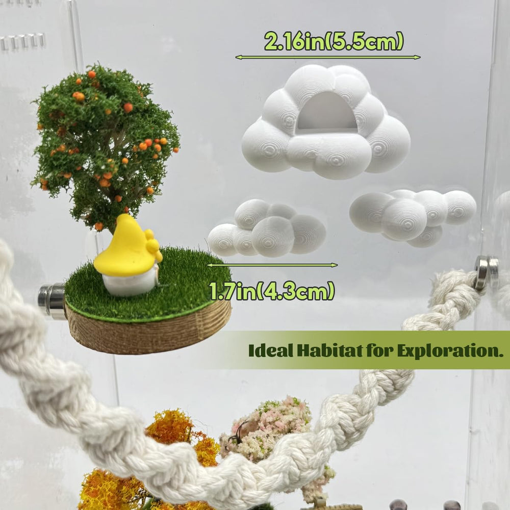 Diseño delicado en nube Julang, ideal para arañas pequeñas y medianas