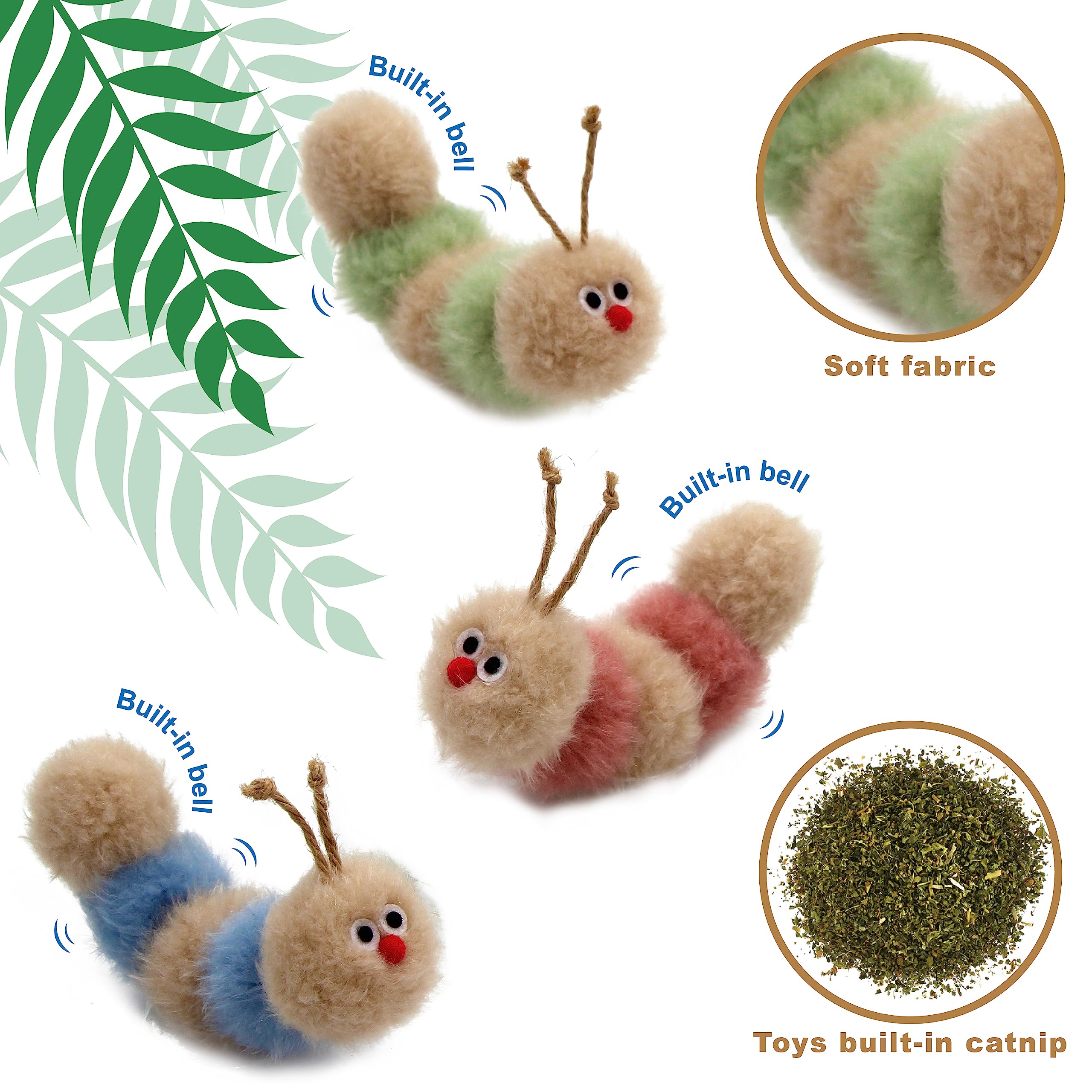 Jumpaws juguete catnip para todas las edades, ideal para gatitos y adultos.