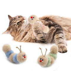 Jumpaws larva suave de catnip para perseguir y acicalar.