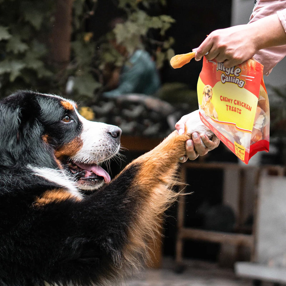Jungle Calling portion-pack shows easy portion control for treats