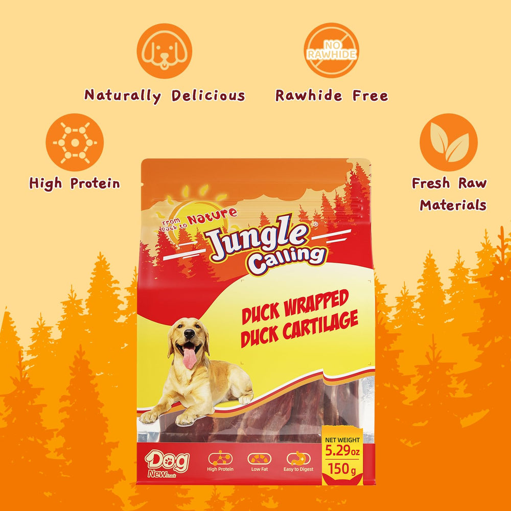 Jungle Calling Digestibilidad fácil: snack fácil de digerir para perros sensibles.