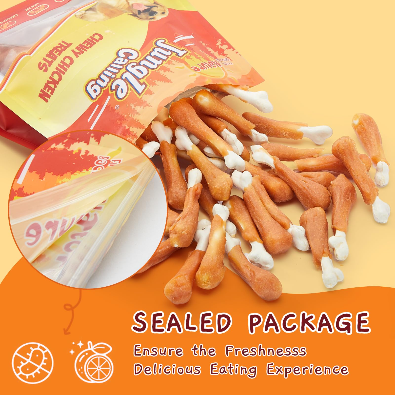 Jungle Calling empaque de 21.2 onzas, conveniente para snack diario.