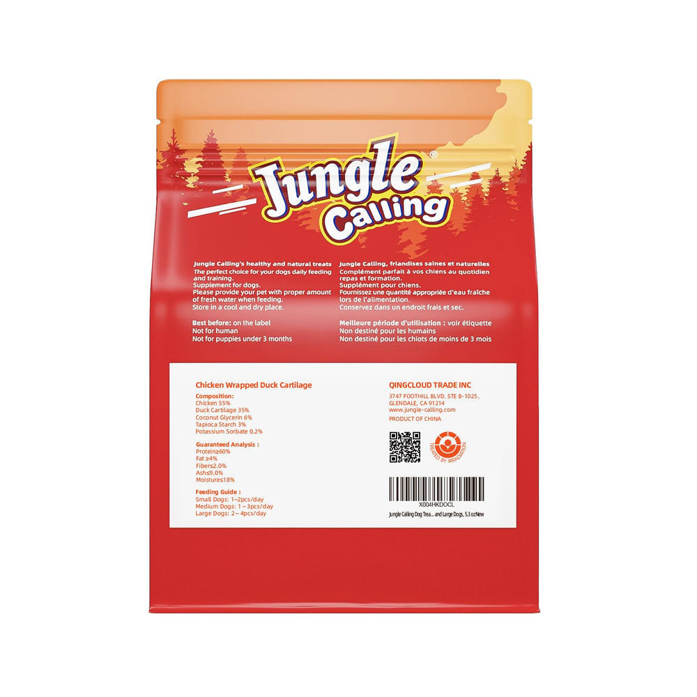 Empaque práctico de Jungle Calling para snack diario