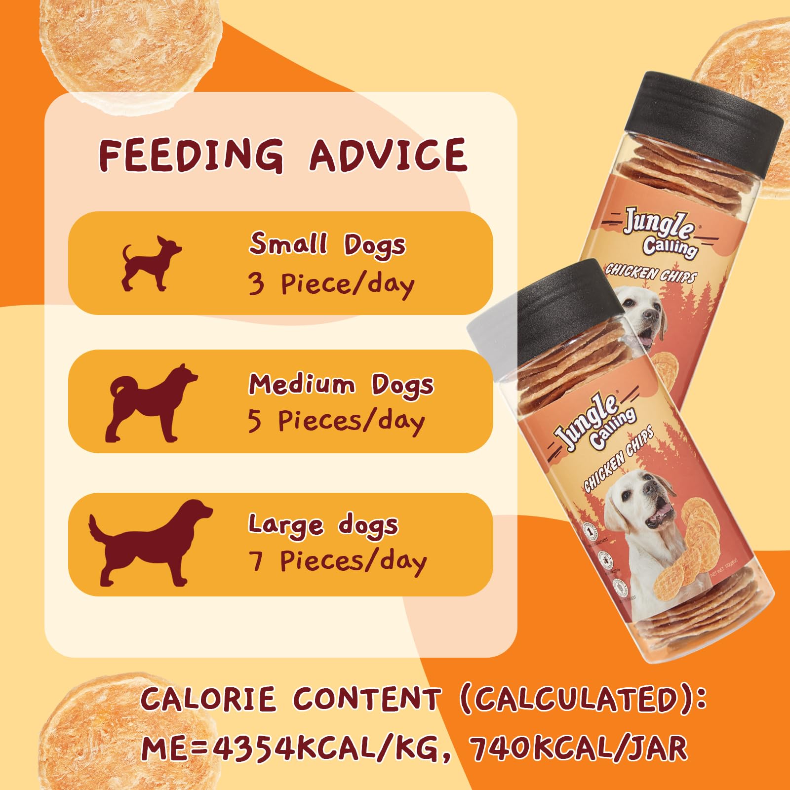 Snack apto para todas las razas Jungle Calling, ideal para entrenamiento.