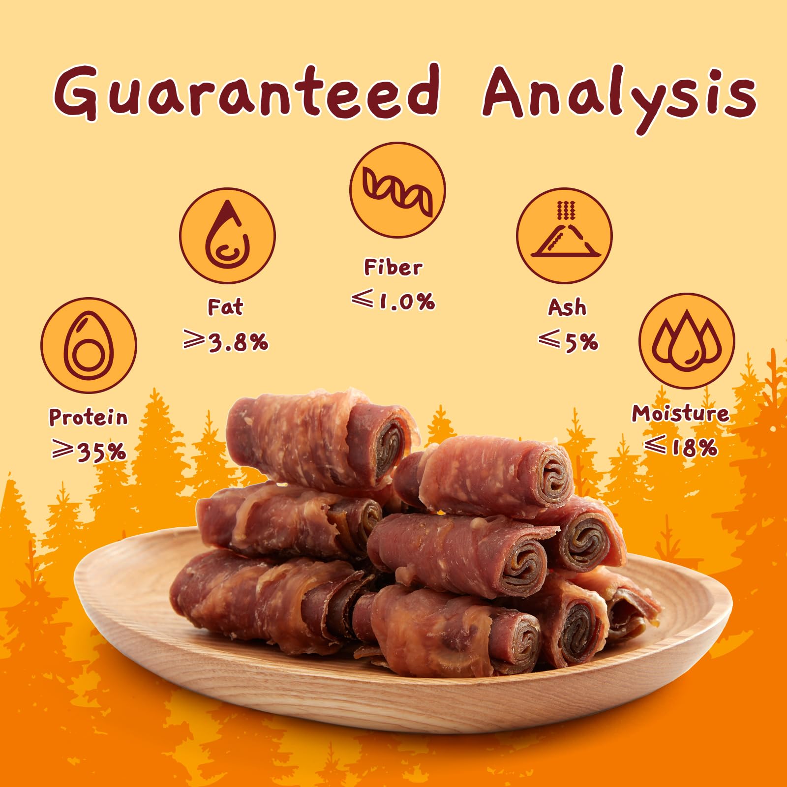 Image of Jungle Calling Triple Flavor Rolls with real chicken, duck, and beef for flavor.