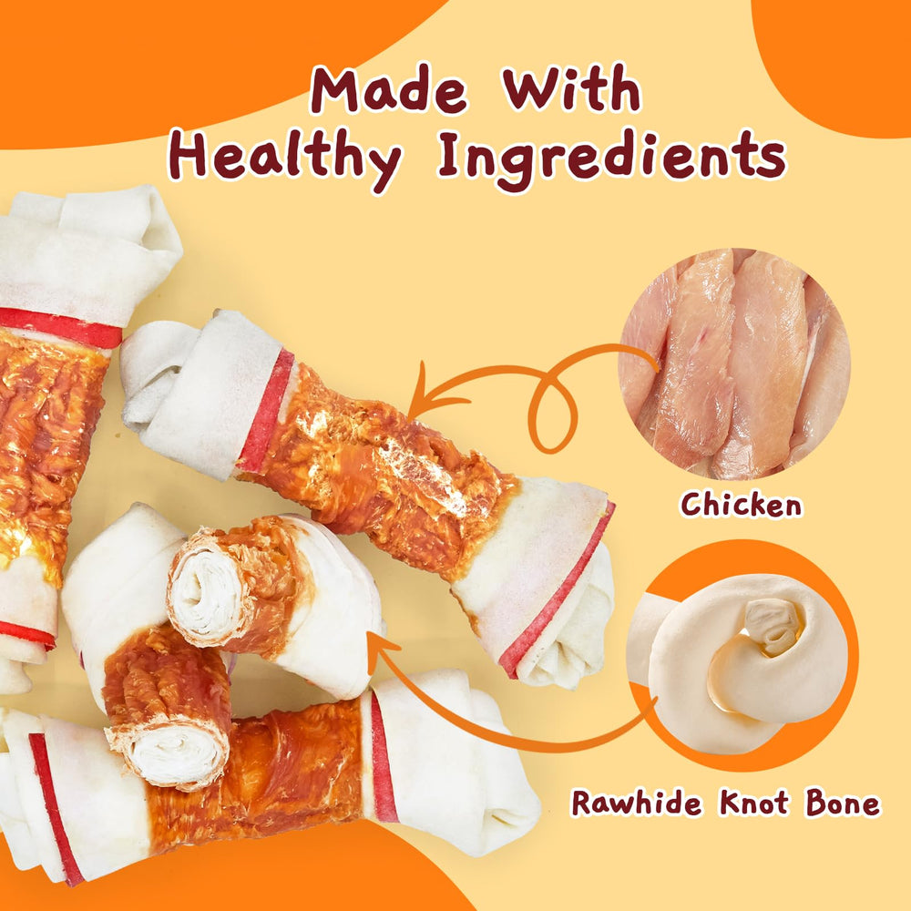 Jungle Calling: hueso crudo wrap pollo alto en proteína para perros grandes