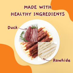Jungle Calling : ingrédients premium au canard pour une friandise durable et savoureuse.