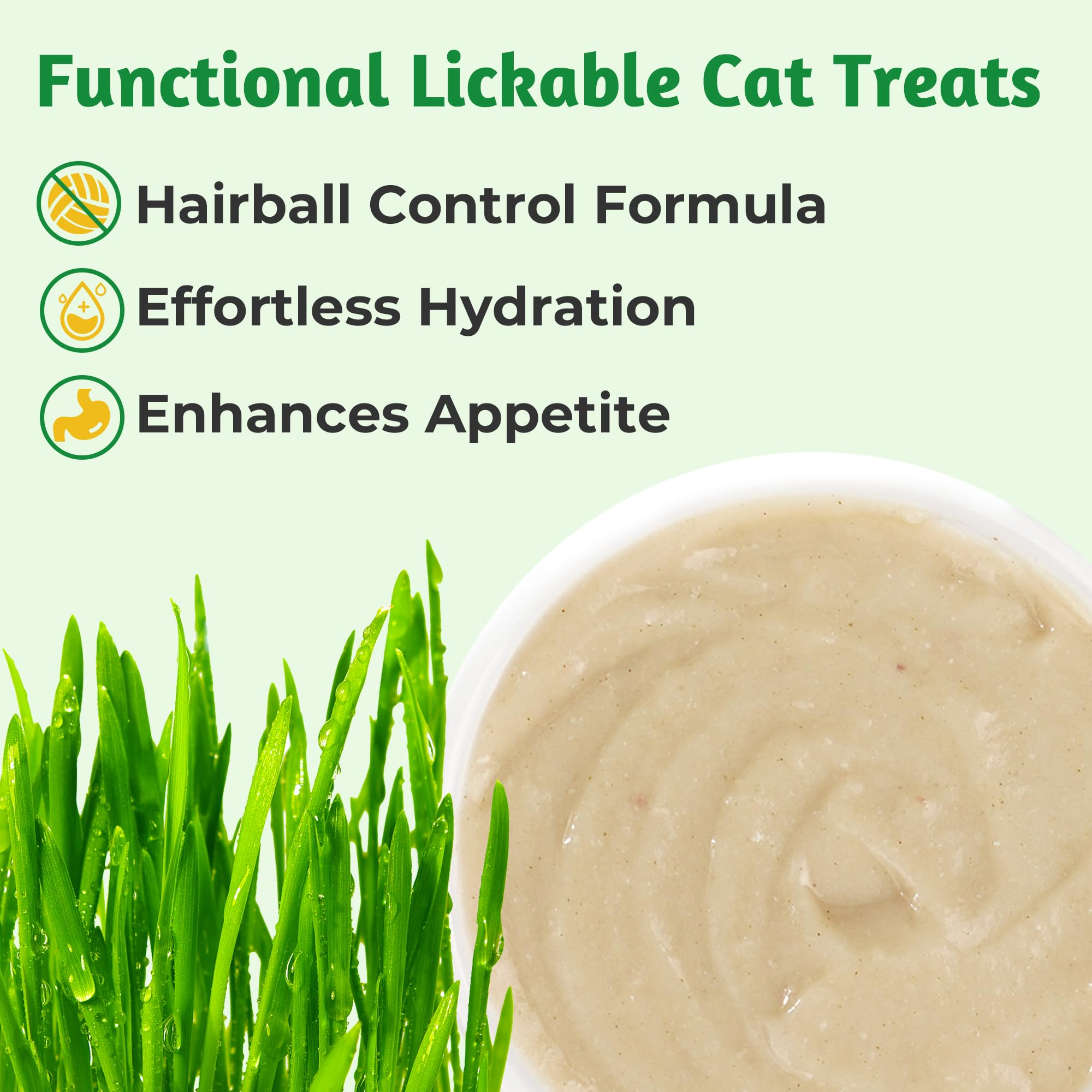 Just Try control de bolas de pelo para gatos; ayuda suave durante la digestión.